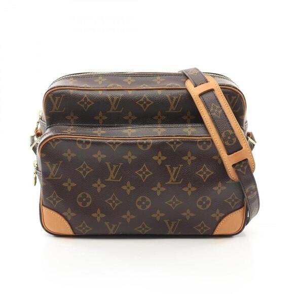 LOUIS VUITTON Brown Monogram Leather Shoulder Bag - Picture 2 of 9